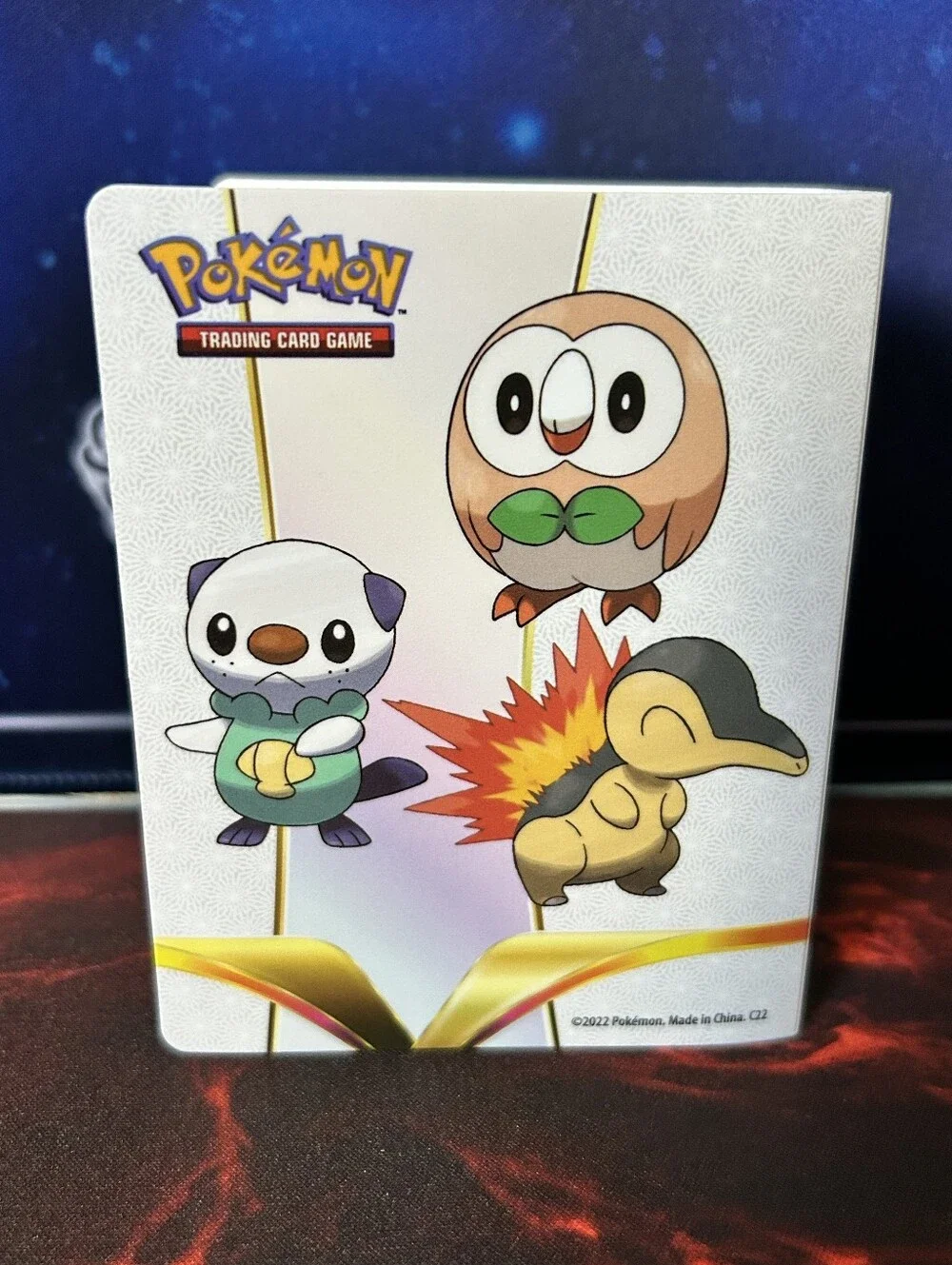 Pokemon Mini 30 Sleeved Binder With Cards